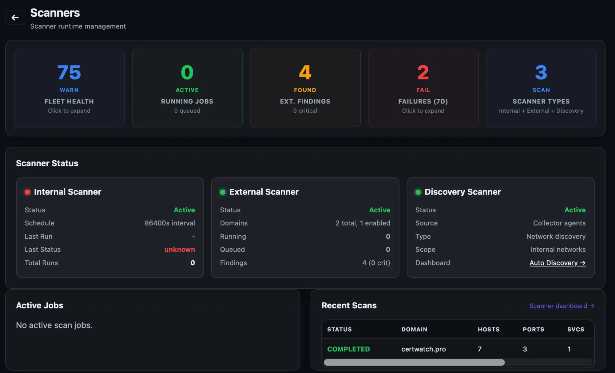 Scanner Fleet